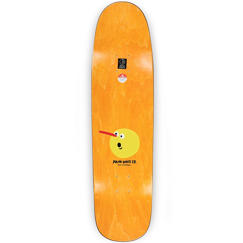 Polar Oskar Rozenberg Beautiful Day P9 Shape Skateboard Deck Blue/Black 8.625 Polar Oskar Rozenberg Beautiful Day P9 Shape Skateboard Deck Blue/Black 8.625