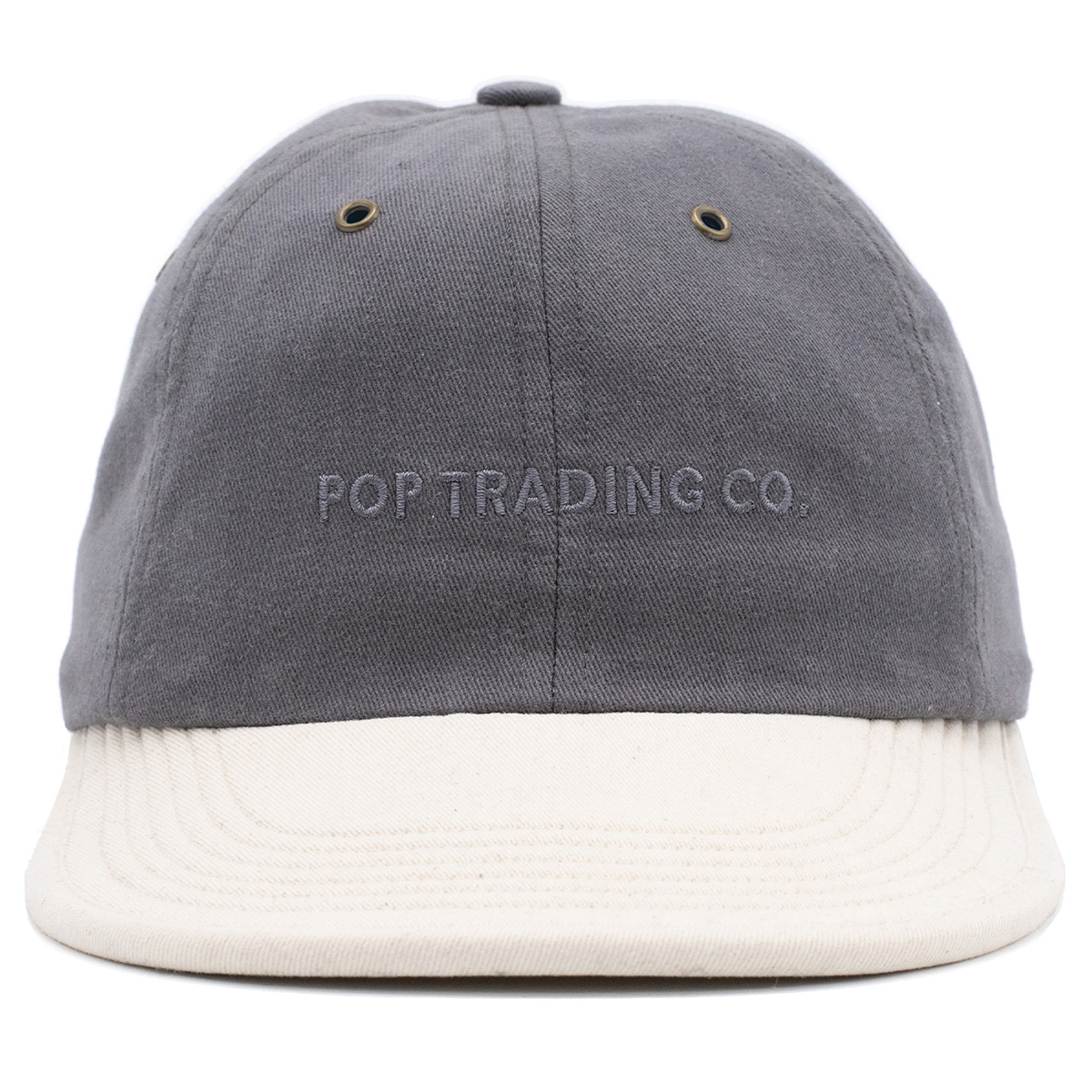 POP 2 Tone Flexfoam Hat Charcoal/Off White