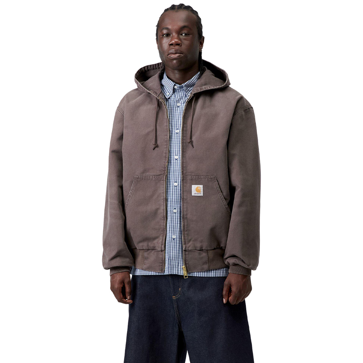 Carhartt WIP OG Active Jacket Shale Stone Canvas