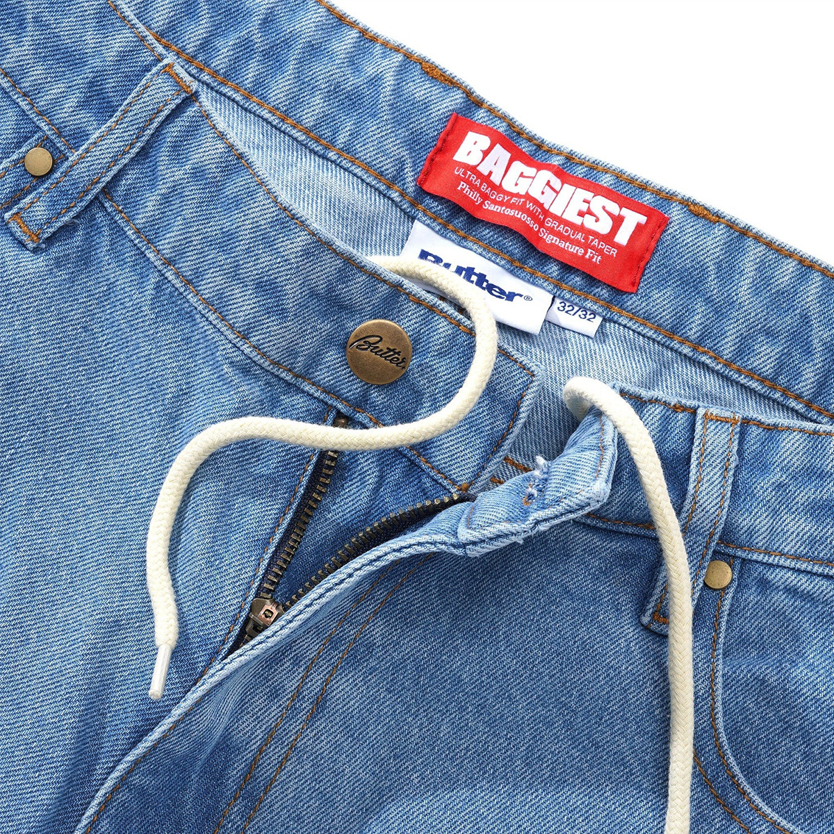 Butter Goods Santosuosso Denim Jeans Washed Indigo Butter Goods Santosuosso Denim Jeans Washed Indigo