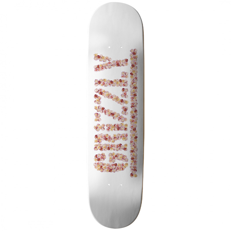 Grizzly Every Rose Skateboard Deck White 8.25 Grizzly Every Rose Skateboard Deck White 8.25