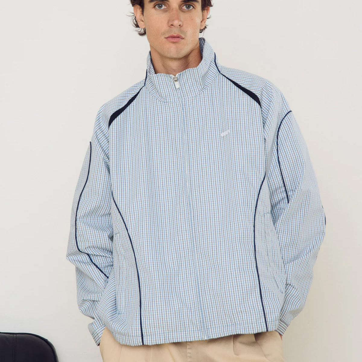 Obey Practice Windbreaker Jacket Plaid