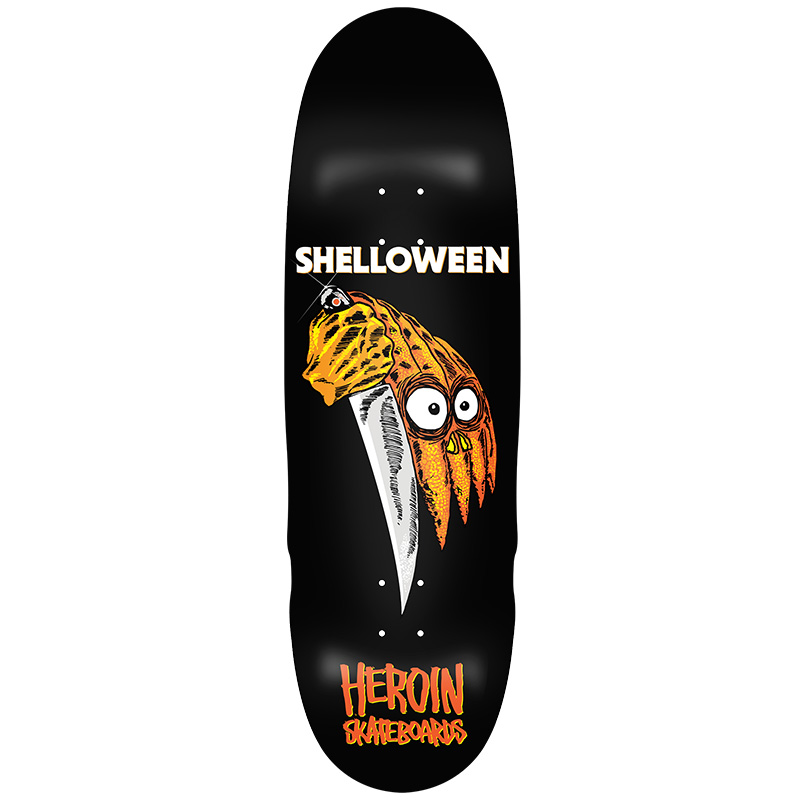 Heroin Shelloween Skateboard Deck 9.625