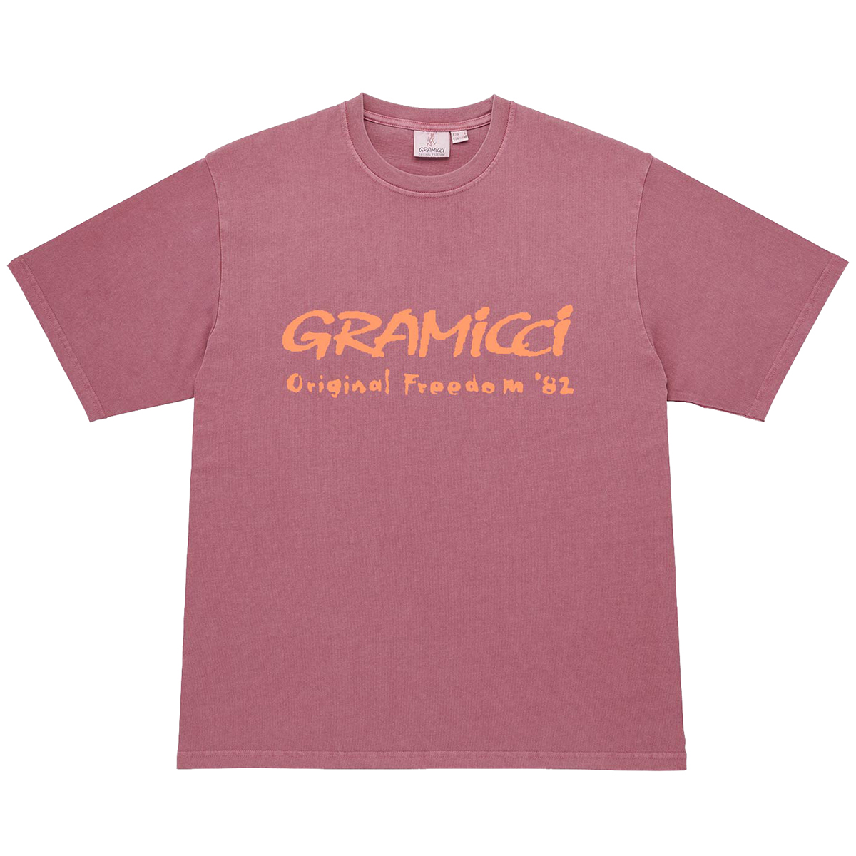 Gramicci Freedom T-Shirt Pigment Dyed Red Pigment
