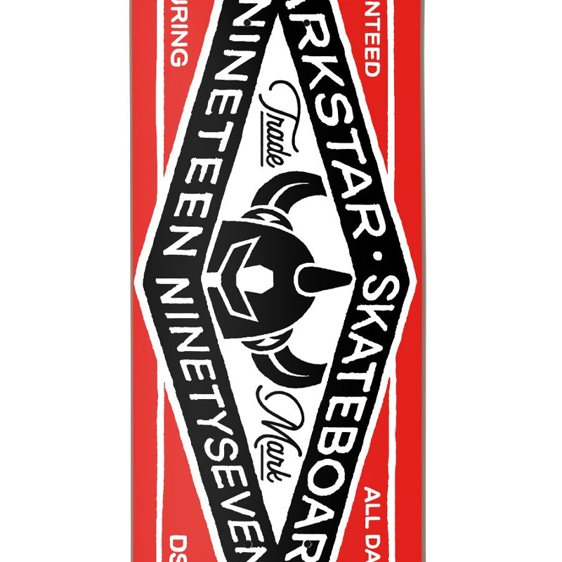 Darkstar General RHM Skateboard Deck Red 8.0 Darkstar General RHM Skateboard Deck Red 8.0