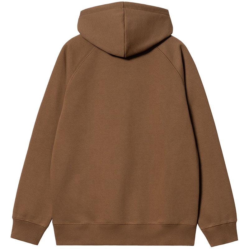 Carhartt WIP Chase Hooded Sweater Tamarind/Gold Carhartt WIP Chase Hooded Sweater Tamarind/Gold