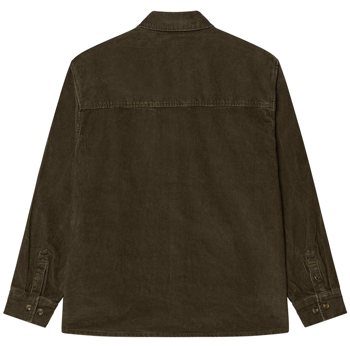 Obey Buckley Corduroy Woven Longsleeve Shirt Black Olive Faded Wash Obey Buckley Corduroy Woven Longsleeve Shirt Black Olive Faded Wash
