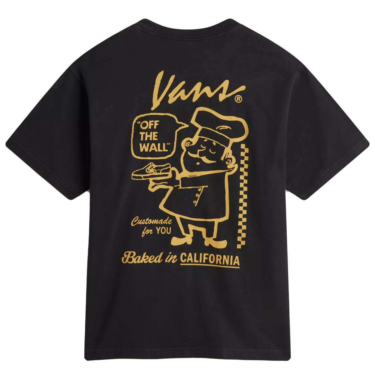 Vans 66 Baked In Loose T-Shirt Black Vans 66 Baked In Loose T-Shirt Black