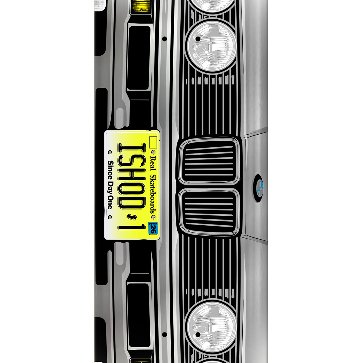 Real Ishod Grill LTD Twin Tail Skateboard Deck Silver Foil 8.5