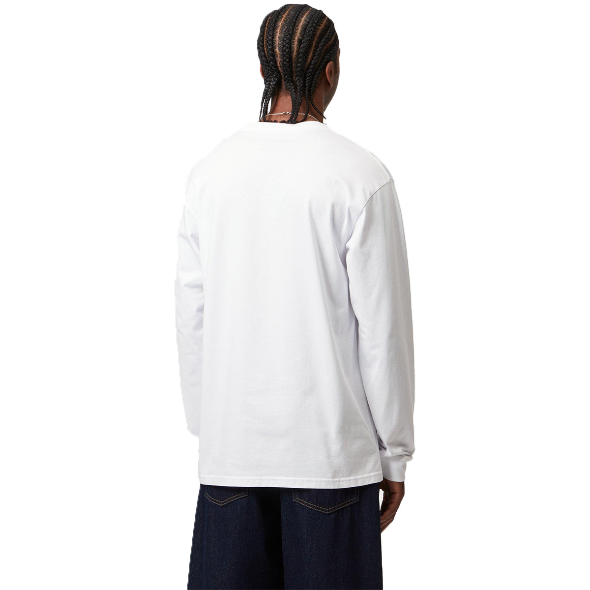 Carhartt WIP Chase Longsleeve T-Shirt White/Gold