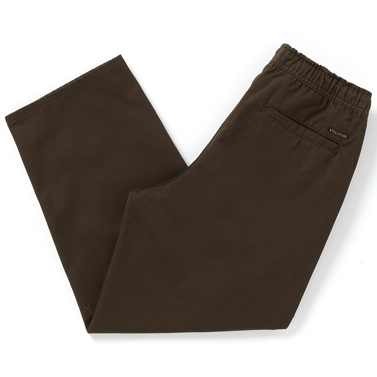 Volcom Kids Freazy Elastic Waist Pants Dark Brown Volcom Kids Freazy Elastic Waist Pants Dark Brown
