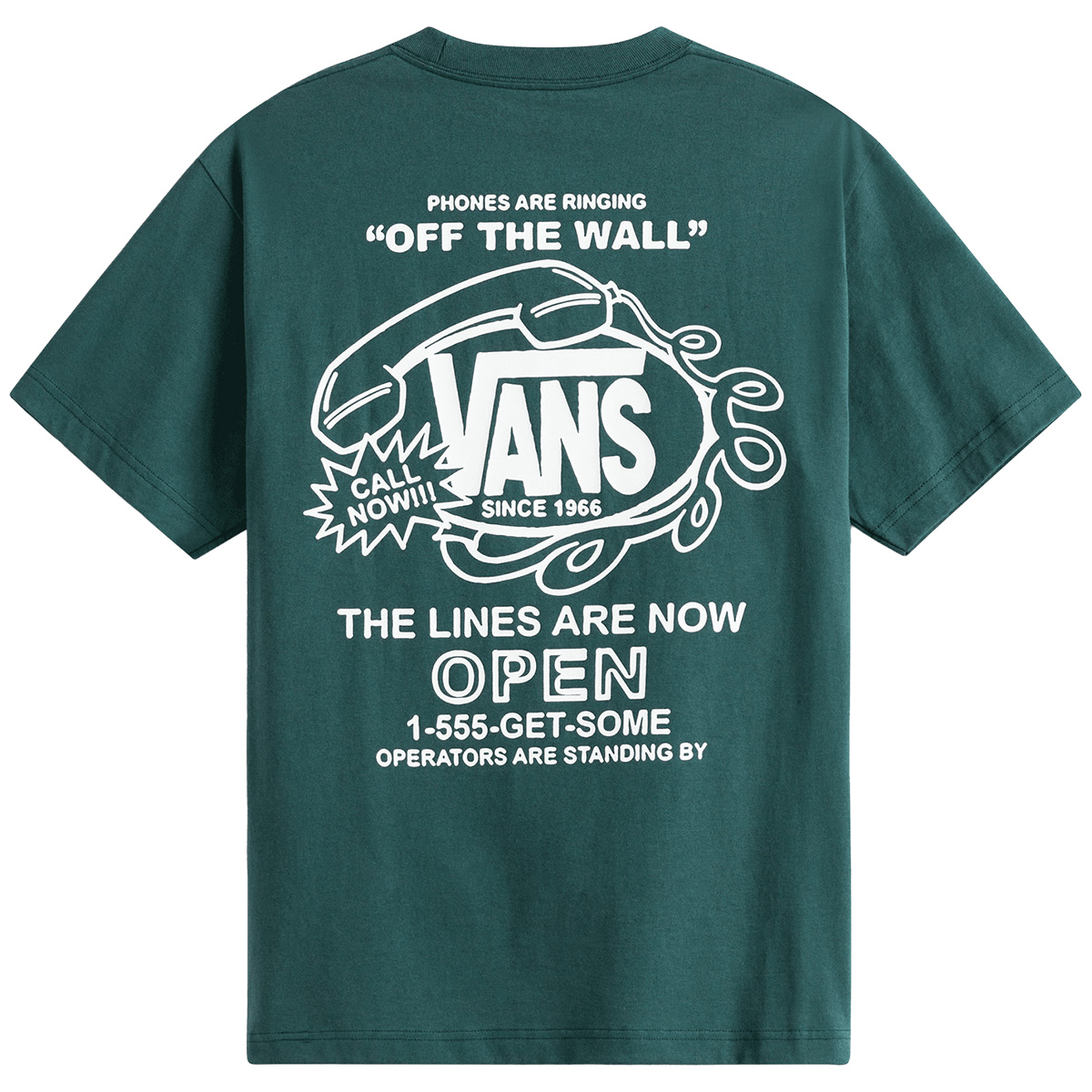 Vans Hot Lines T-Shirt Mystic Moss