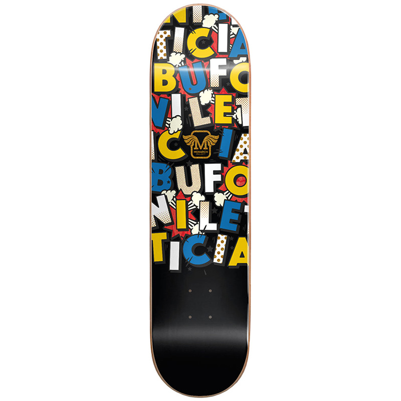 Monarch Project Leticia Rialto R7 Skateboard Deck Red 8.0