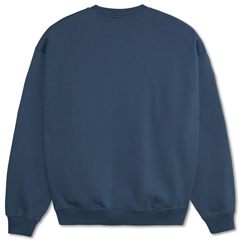 Polar Faces Dave Crewneck Sweater Grey Blue
