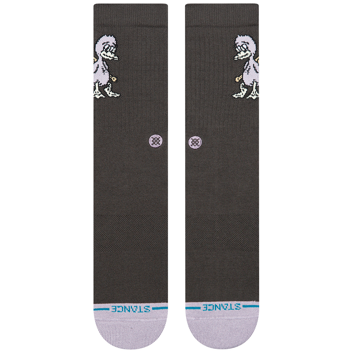 Stance Lights Out Crew Socks Charcoal