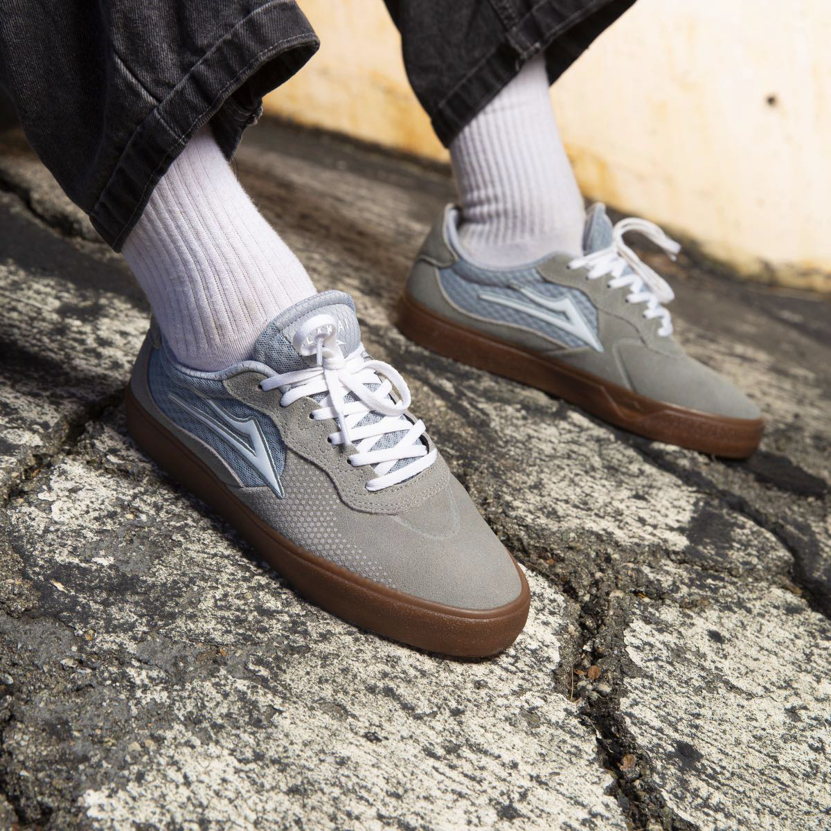 Lakai Essex Light Grey/Gum Suede Lakai Essex Light Grey/Gum Suede