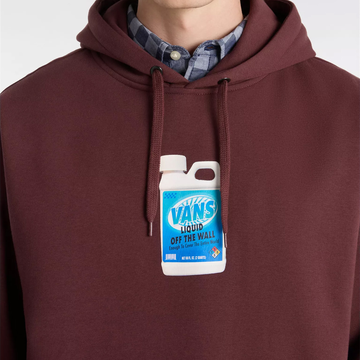Vans Extra Strength Loose Hooded Sweater Bitter Chocolate
