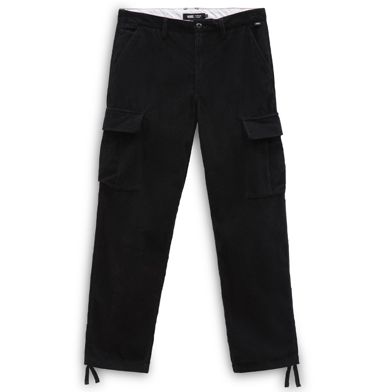 Vans Service Cargo Cord Loose Fit Pants Black Vans Service Cargo Cord Loose Fit Pants Black