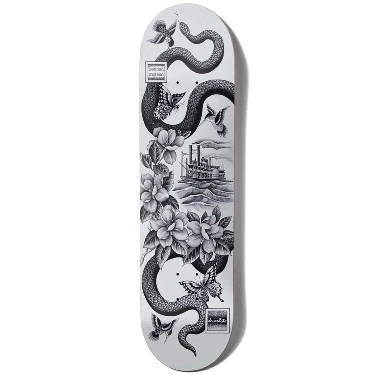 Chocolate Trahan Bayou Skateboard Deck 8.5 Chocolate Trahan Bayou Skateboard Deck 8.5