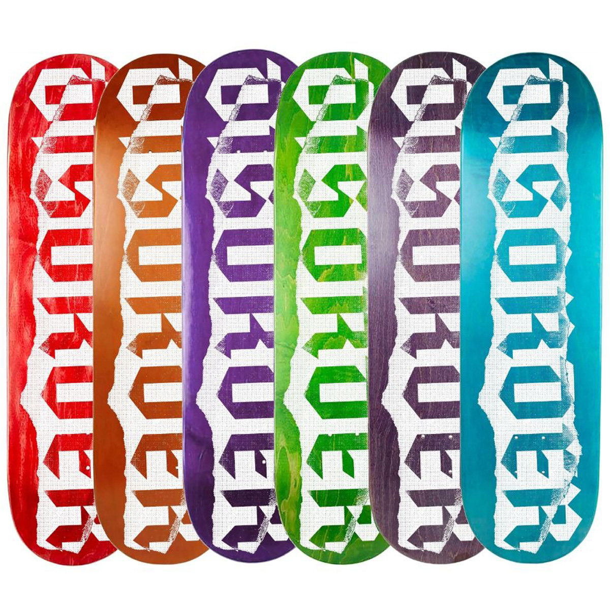 Disorder Ripped Logo Skateboard Deck Assorted 8.25