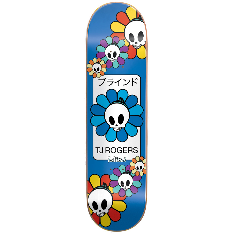 Blind TJ Reaper Bloom R7 Skateboard Deck Blue 8.375 Blind TJ Reaper Bloom R7 Skateboard Deck Blue 8.375