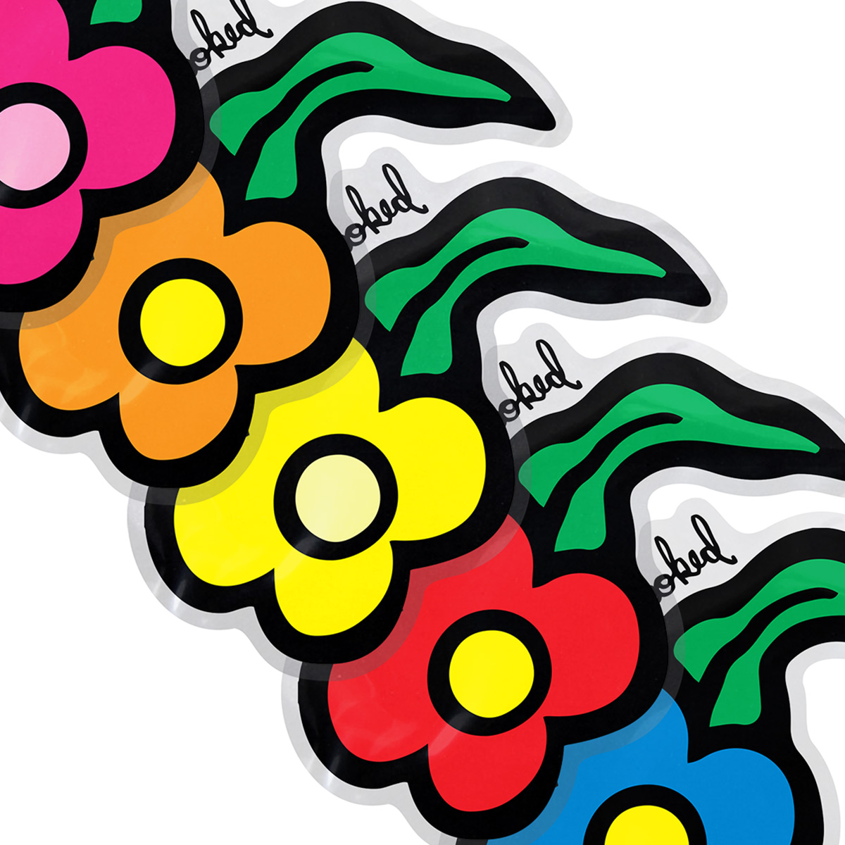 Krooked Wildstyle Flowers Sticker Assorted Medium
