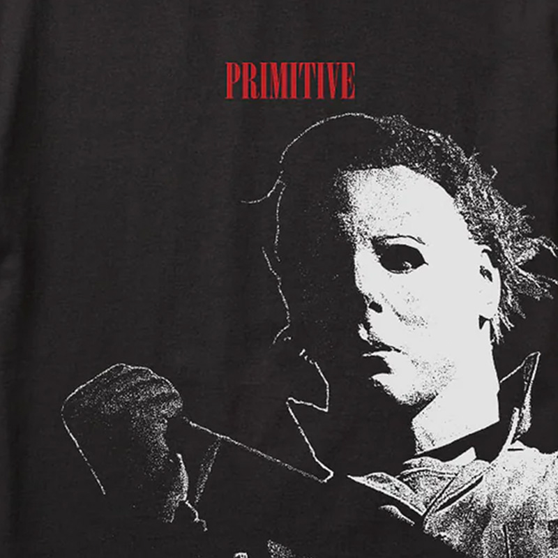 Primitive x Halloween Slasher Heavyweight T-shirt Black