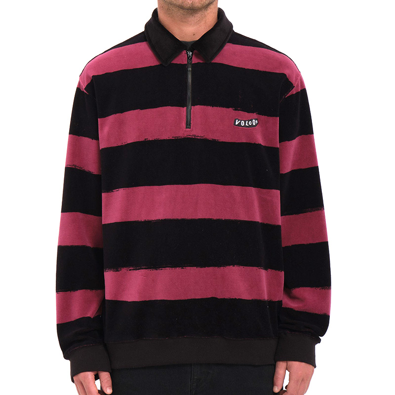 Volcom Nevermine Crewneck Sweater Wine