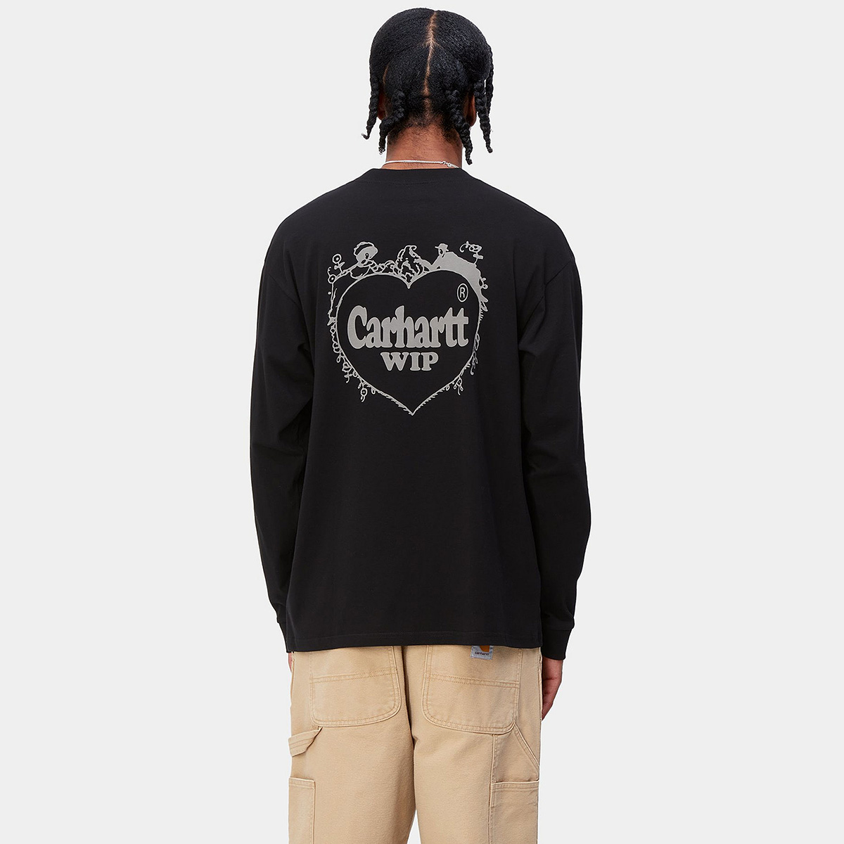 Carhartt WIP Spree Longsleeve T-Shirt Black/Grey Carhartt WIP Spree Longsleeve T-Shirt Black/Grey