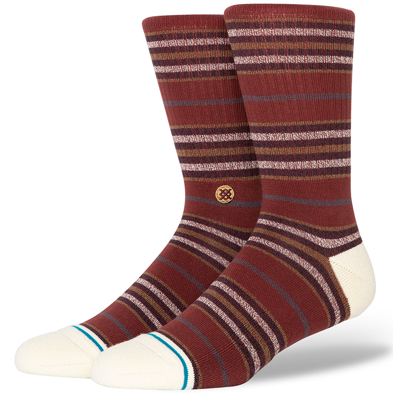 Stance Wilfred Socks Maroon