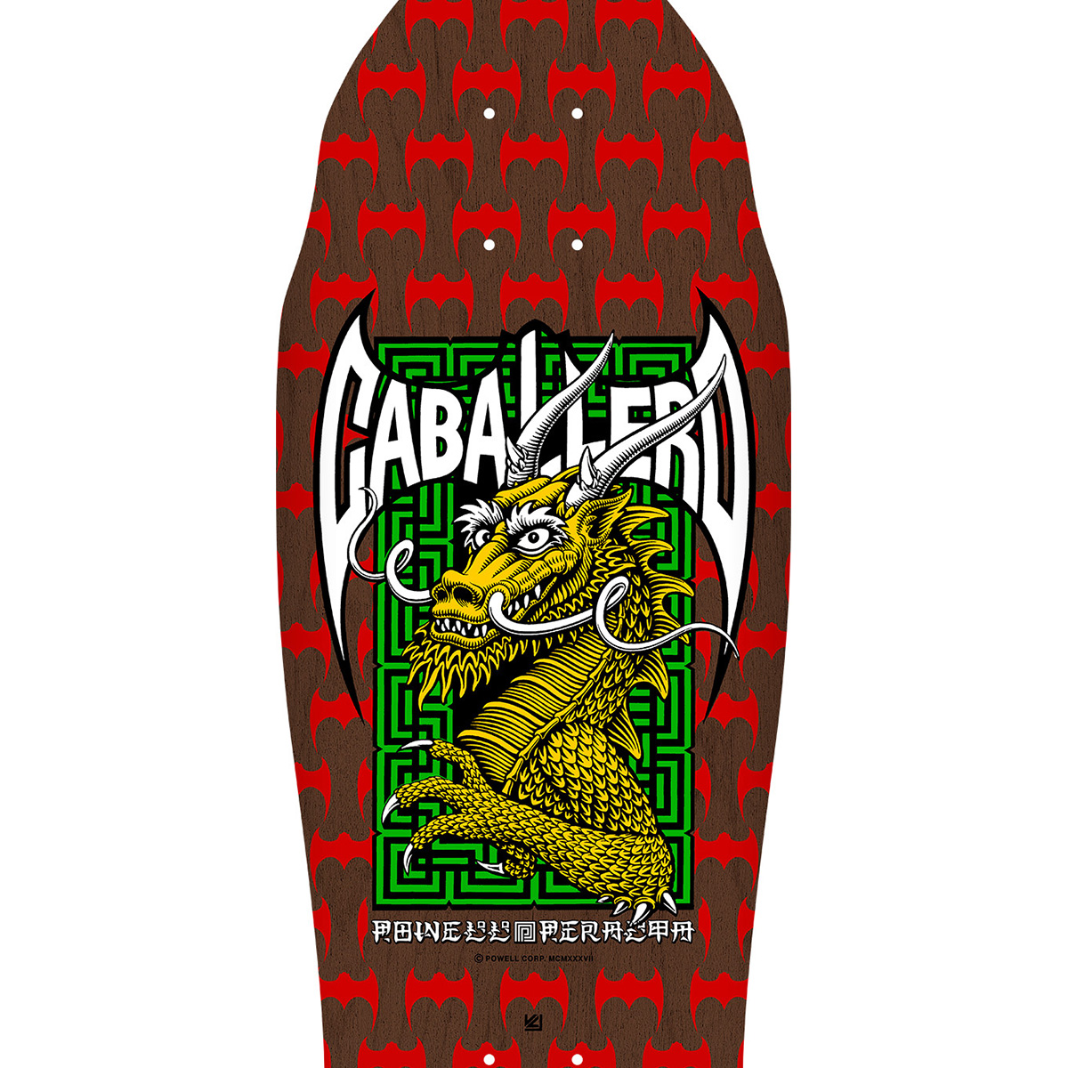 Powell Peralta Caballero Street Dragon 20 Deck Black 9.625 Powell Peralta Caballero Street Dragon 20 Deck Black 9.625