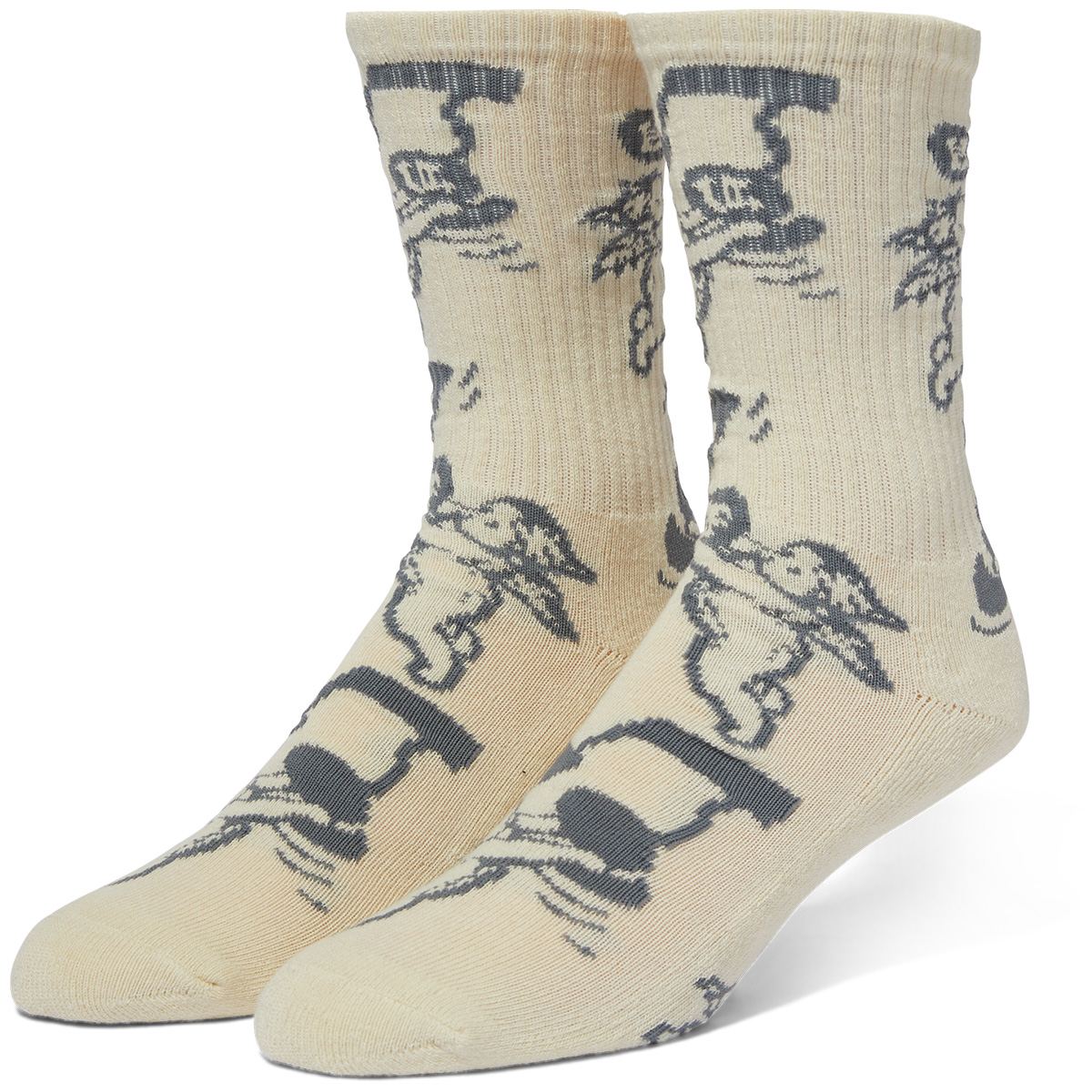HUF Cherub Crew Socks Linen HUF Cherub Crew Socks Linen