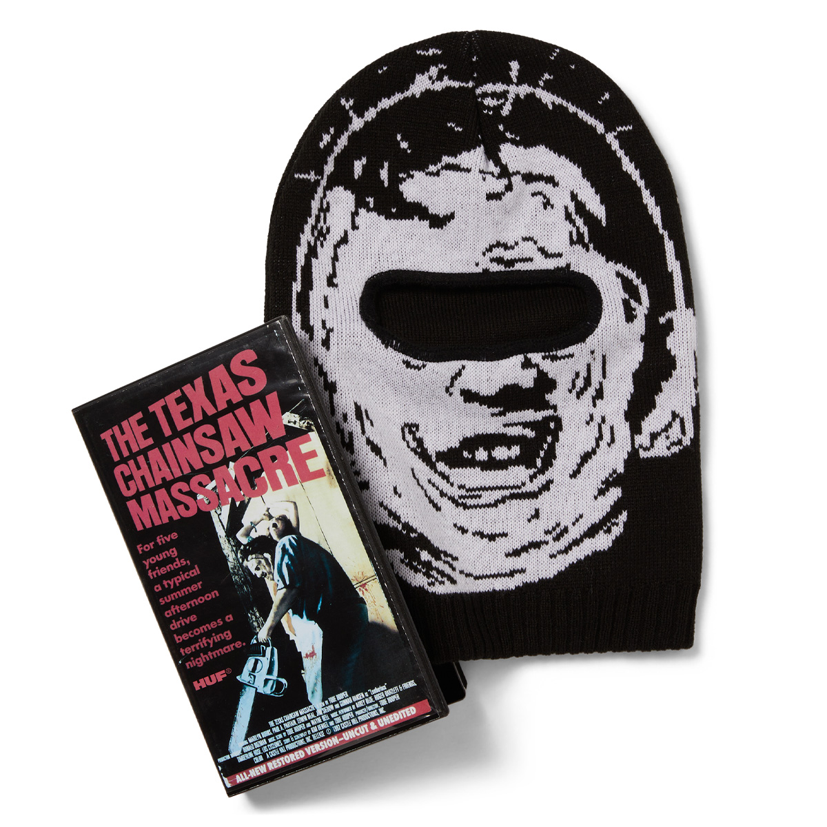 HUF x Chainsaw Leatherface Balaclava Black HUF x Chainsaw Leatherface Balaclava Black