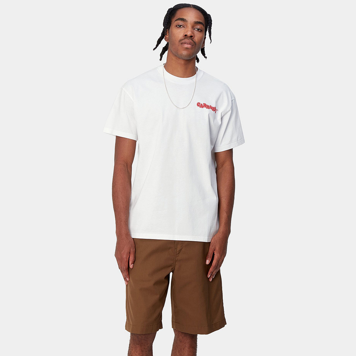 Carhartt WIP Fast Food T-Shirt White/Red Carhartt WIP Fast Food T-Shirt White/Red
