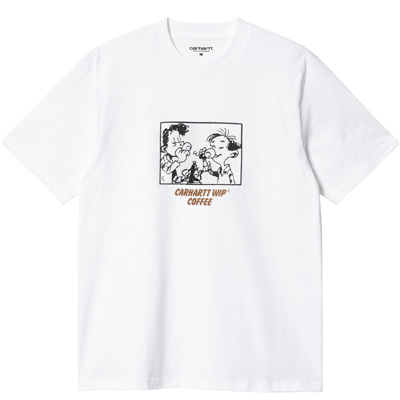 Carhartt WIP Carhartt Wip Coffee T-Shirt White Carhartt WIP Carhartt Wip Coffee T-Shirt White