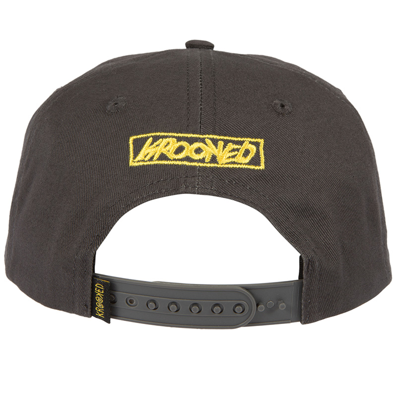 Krooked Moonsmile Snapback Hat Olive