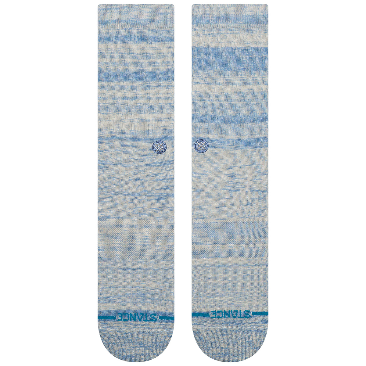 Stance Marled Crew Socks Grey/Blue