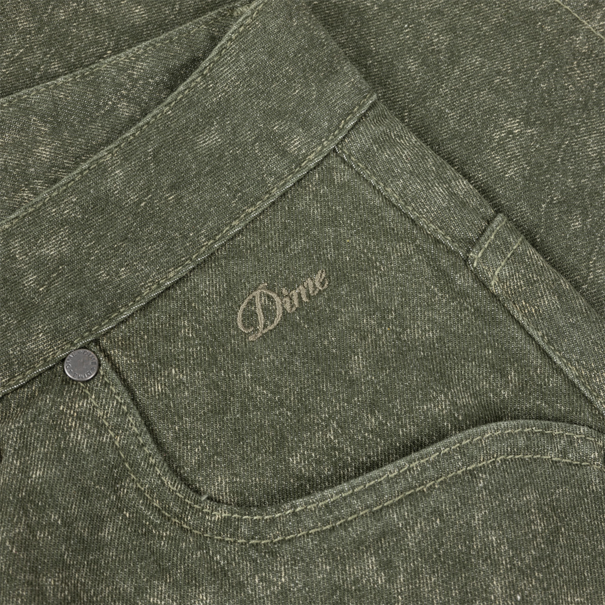Dime Classic Denim Short Electric Green