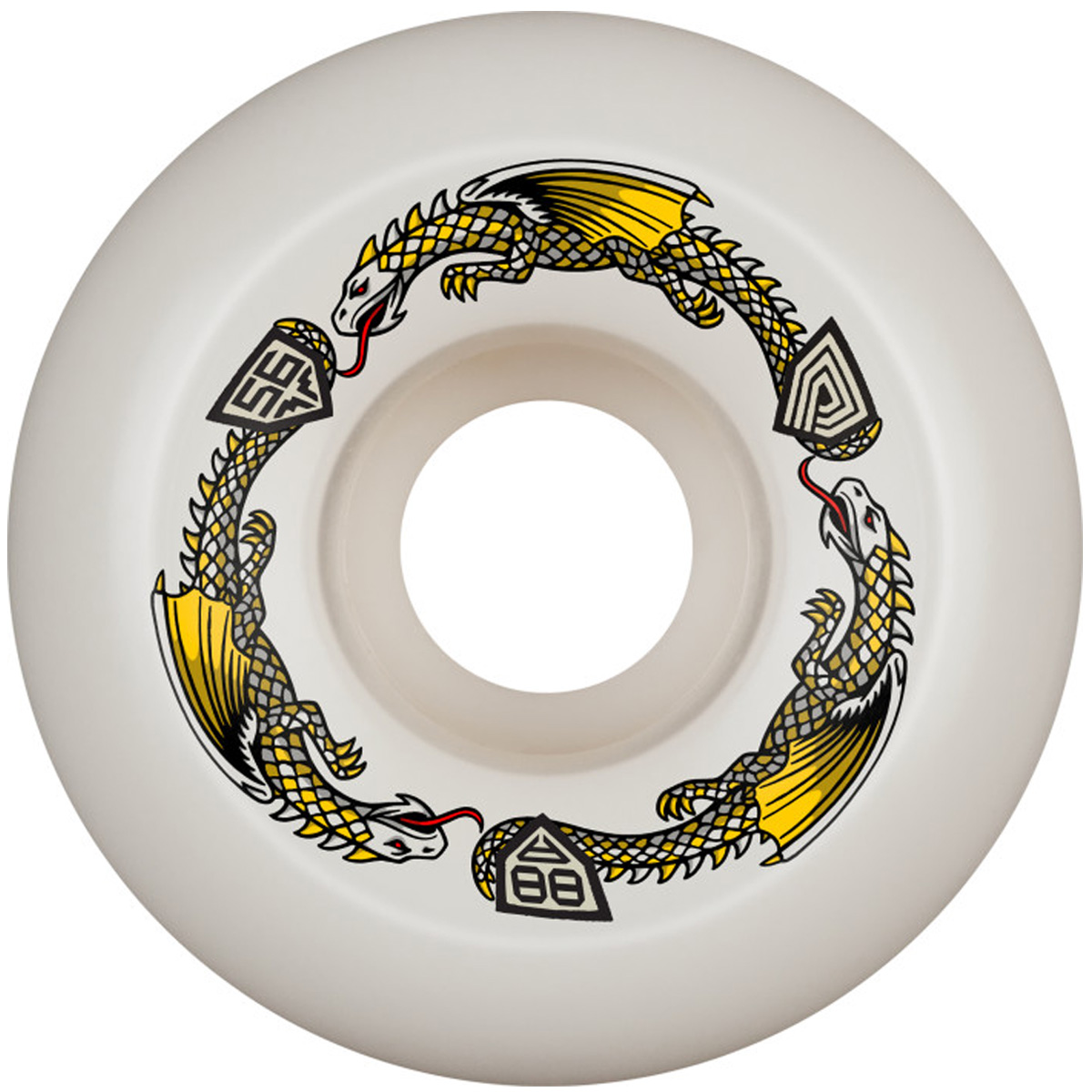 Powell Peralta Dragon Formula A2 Wheels 88A 56mm x 40mm Powell Peralta Dragon Formula A2 Wheels 88A 56mm x 40mm