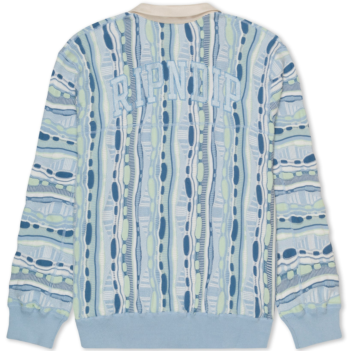 RIPNDIP Corded Button Up Jacket Light Blue RIPNDIP Corded Button Up Jacket Light Blue