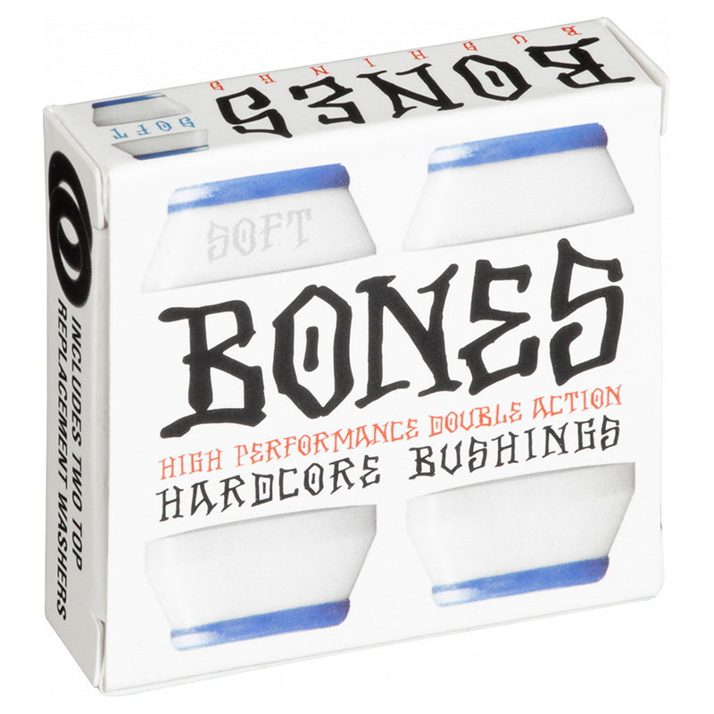 Bones Hardcore Bushings Soft 81A White -2 truck set-