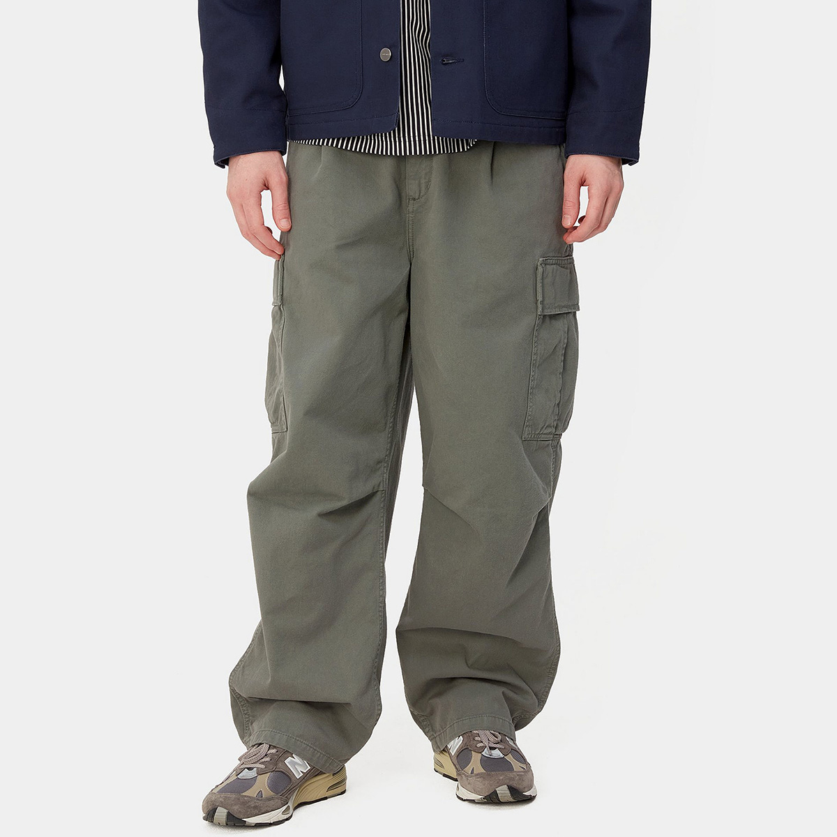 Carhartt WIP Cole Cargo Pant Smoke Green Garment Dyed Carhartt WIP Cole Cargo Pant Smoke Green Garment Dyed