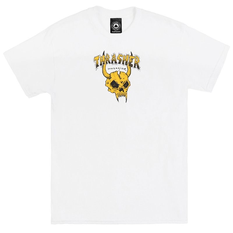 Thrasher Barbarian T-Shirt White Thrasher Barbarian T-Shirt White