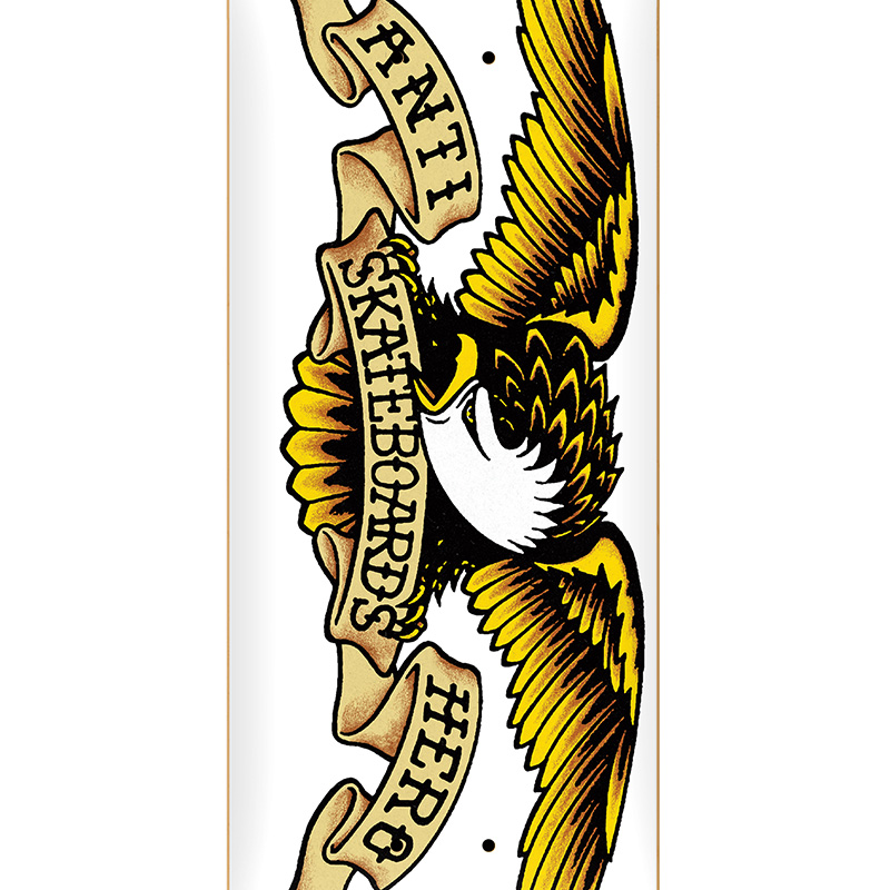 Anti Hero Classic Eagle Skateboard Deck White 8.75 Anti Hero Classic Eagle Skateboard Deck White 8.75