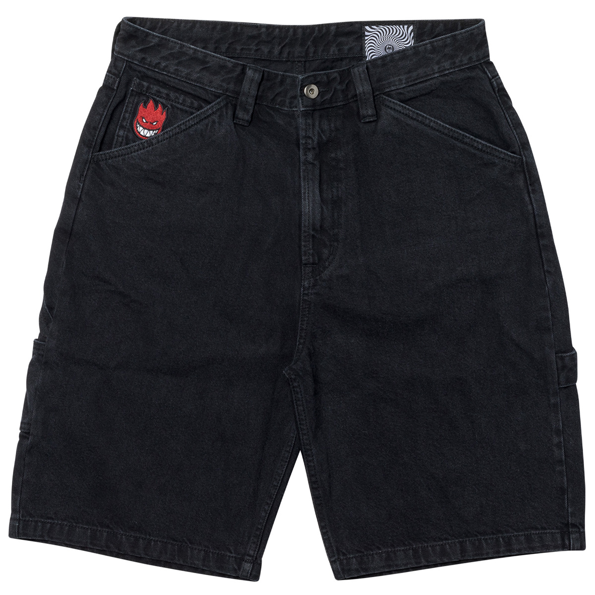Spitfire Bighead Fill Denim Shorts Black Spitfire Bighead Fill Denim Shorts Black