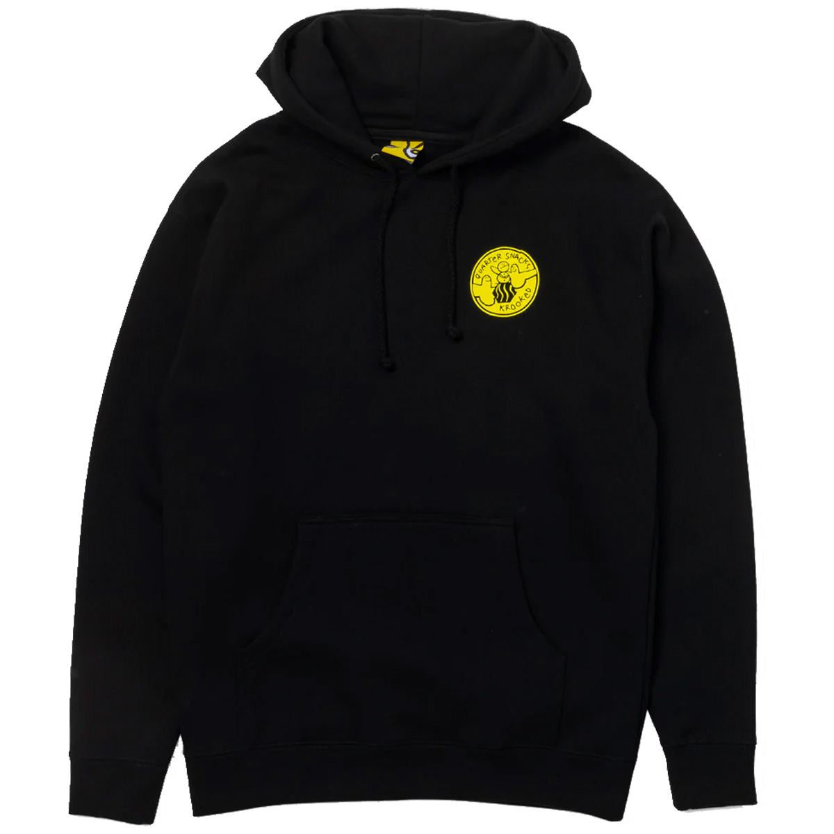 Krooked x Quartersnacks Snackman Hoodie Black
