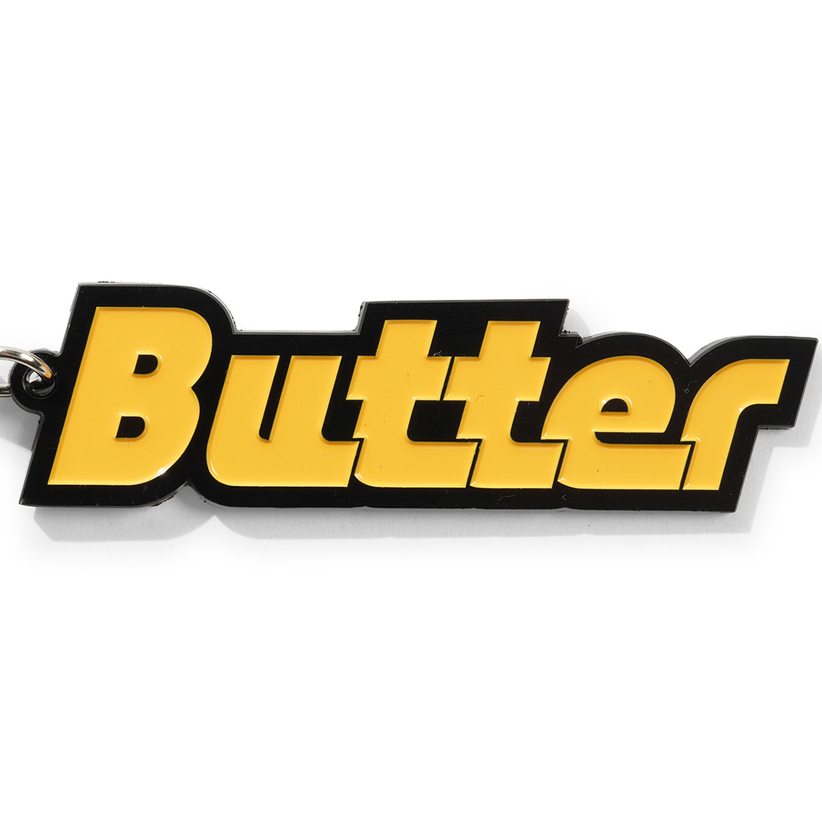 Butter Goods Transit Enamel Key Chain Yellow Butter Goods Transit Enamel Key Chain Yellow