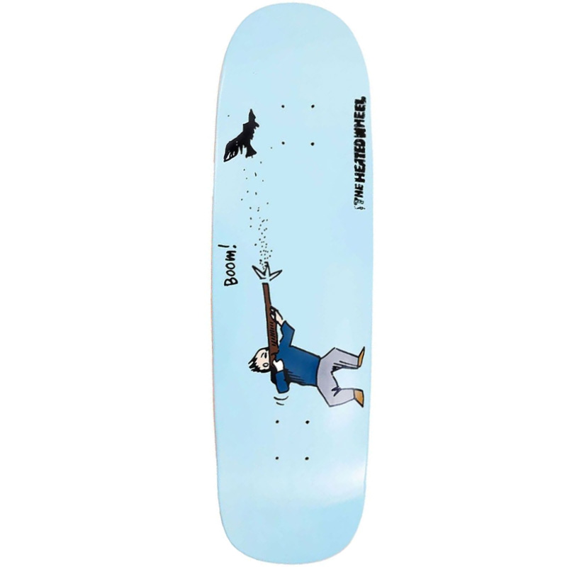 The Heated Wheel Sportsman Skateboard Deck 9.0