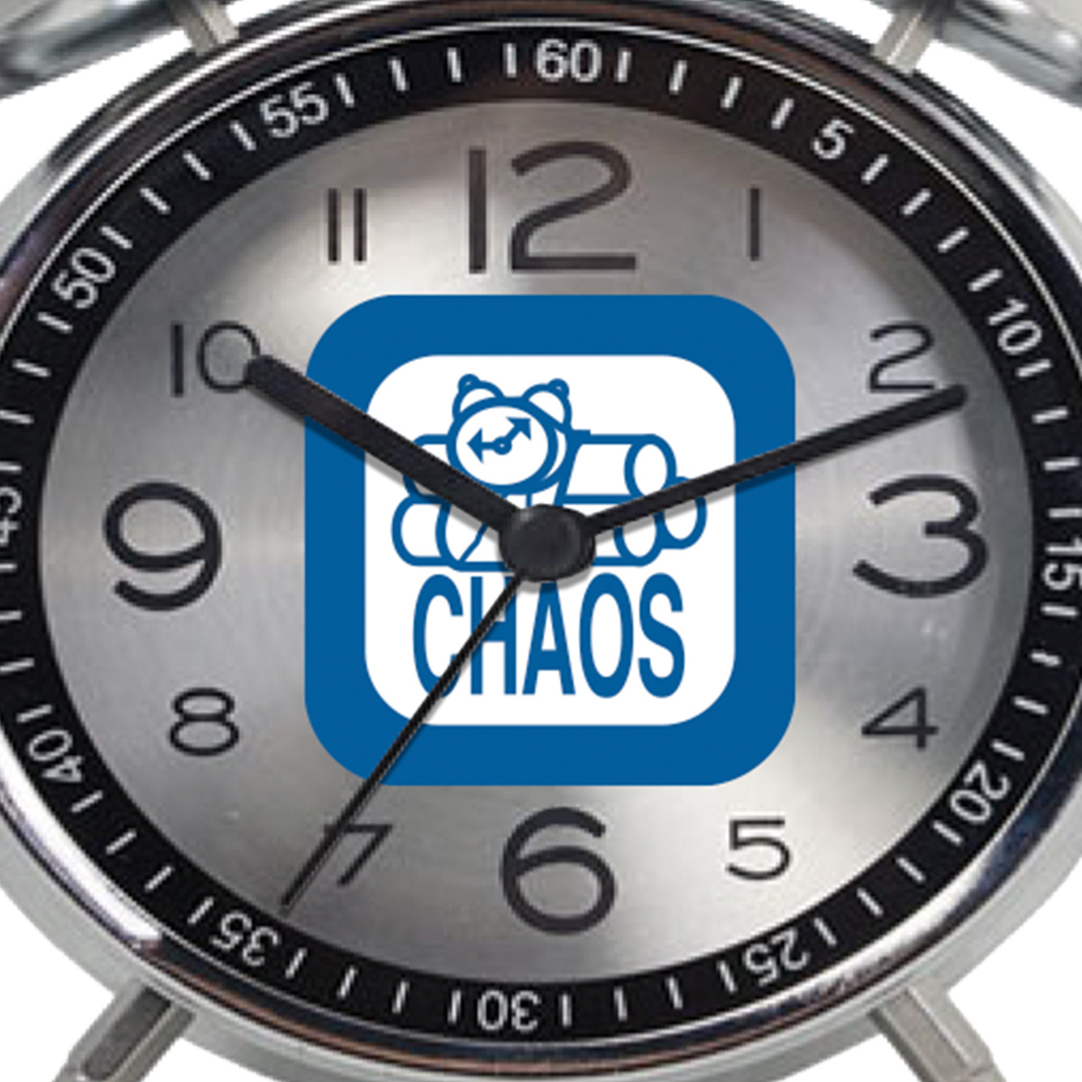 411 Chaos Alarm Clock Black