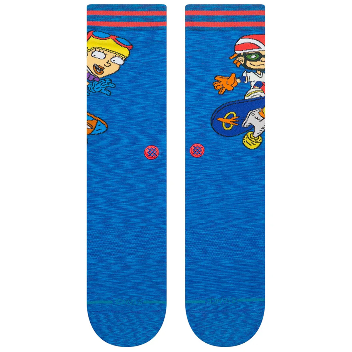 Stance Reggie And Otto Crew Socks Royal Stance Reggie And Otto Crew Socks Royal